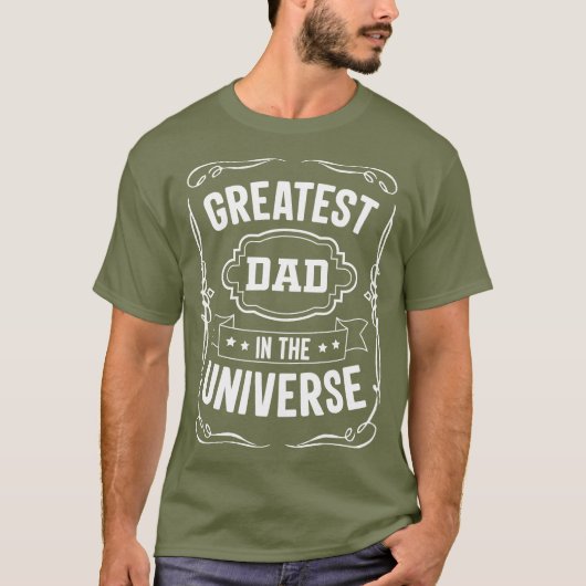 Groot pap in het universum t-shirt (Voorkant)