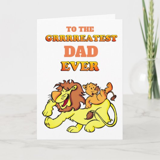 Groot pap ooit Kaart (Voorkant)