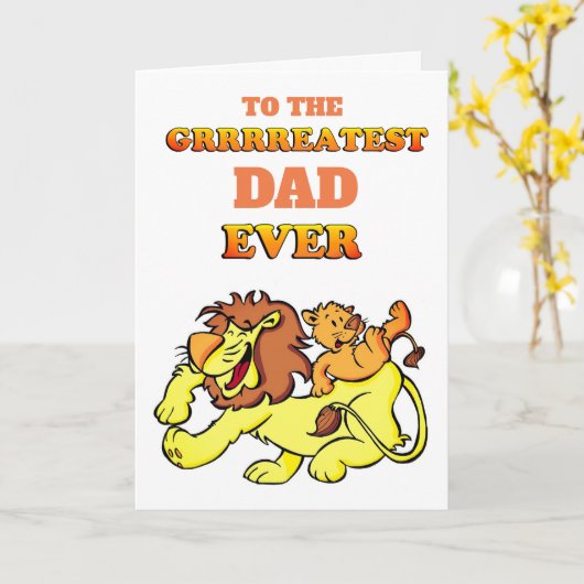 Groot pap ooit Kaart (Gele Bloem)