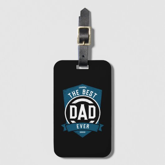 Groot pap ooit Modern Vaderdag cadeau Bagagelabel (Voorkant (verticaal))