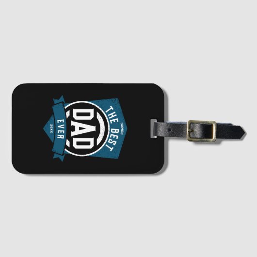 Groot pap ooit Modern Vaderdag cadeau Bagagelabel (Voorkant (horizontaal))