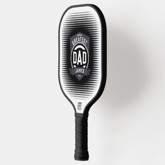 Groot pap ooit Modern Vaderdag cadeau Pickleball Paddle (Links)