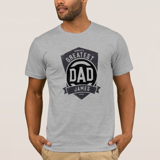Groot pap ooit Modern Vaderdag cadeau T-shirt (Voorkant)