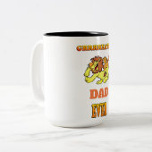 Groot pap ooit Mok met twee tonen (Voorkant links)