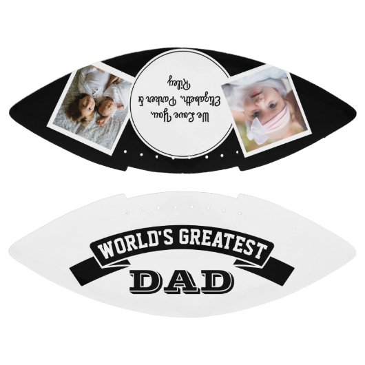 Groot pap zwart wit 2 Foto collage American Football (Panelen)