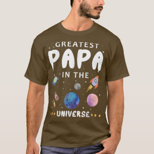 Groot papier in het universum van de wetenschap t-shirt