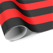 Groot papier met rode en zwarte strepen (Rol Hoek)