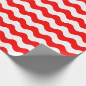 Groot papier voor rode en witte golven (Hoek)