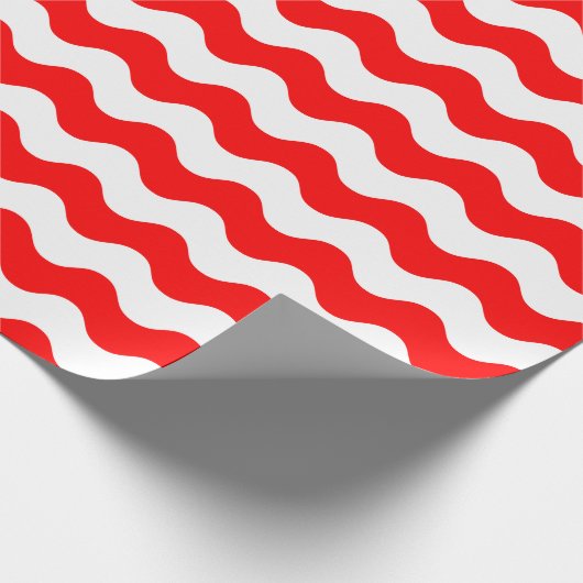 Groot papier voor rode en witte golven (Hoek)