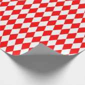 Groot papier voor rode en witte harlequin (Hoek)