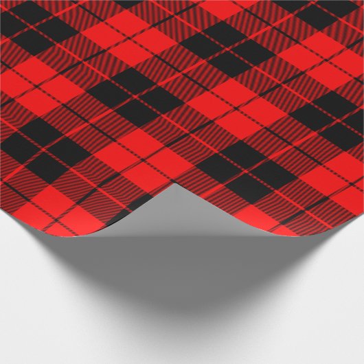 Groot papier voor rode en zwarte omhulling van pat (Hoek)