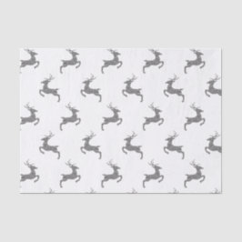 Groot patroon in faux grijs glitter textuur tissuepapier