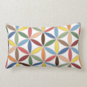 Groot patroon voor levensherro kleuren kussen