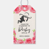 Groot Pet Derby Party Favor Cadeaulabel (Voorkant)