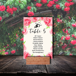 Groot Pet Lady en Rozen Derby Party Kaart