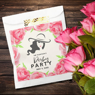 Groot Pet Lady Rozen Derby Bedankzakje