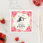 Groot Pet Lady Rozen Derby Party Servet (Insitu)