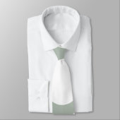 Groot poka Dots Pattern: Neutraal groen Stropdas (Gebonden)