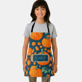 Groot pompoen mozaïek kleurrijk gepersonaliseerd p schort (Insitu)