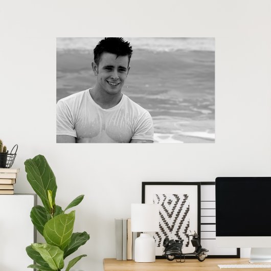 Groot Poster - Craigery Morgan Beach (Thuiskantoor)