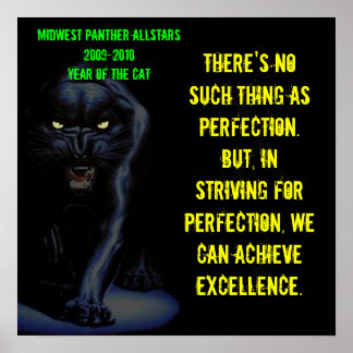 Groot Poster - Geen perfectie