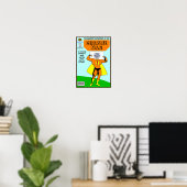 Groot Poster met jou als superheld! (Thuiskantoor)