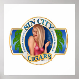 Groot Poster voor Cigar Art