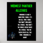 Groot Poster - Winning is een habitat (Voorkant)