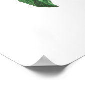 Groot Provence Roos (1770-1775) door John Edwards. Poster (Hoek)