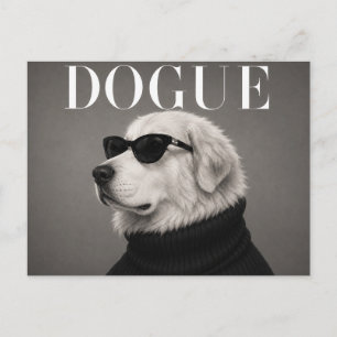 Groot Pyreneeën Luxe Mode Hond Portret Briefkaart