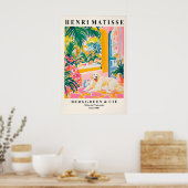 Groot Pyrenese Kunstprint, Matisse-stijl hond in Poster (Keuken)