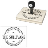 groot retouradres rubberstempel (Gestempeld)