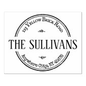 groot retouradres rubberstempel (Afrduk)