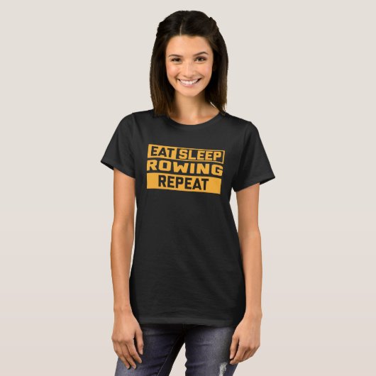 Groot roeiend T-shirt (Voorkant volledig)