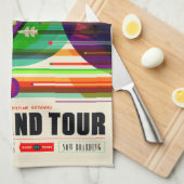 groot rondtraject theedoek (Quarter Fold)