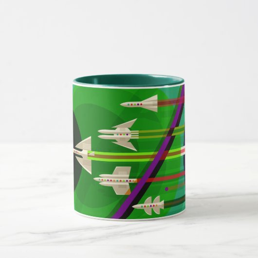  groot rondtraject voor zonne-energie mok (Midden)