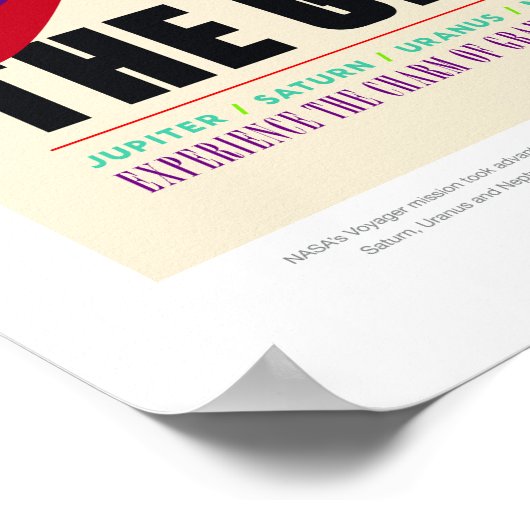  groot rondtraject voor zonne-energie poster (Hoek)