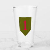 Groot Rood Een pint glas (Voorkant)