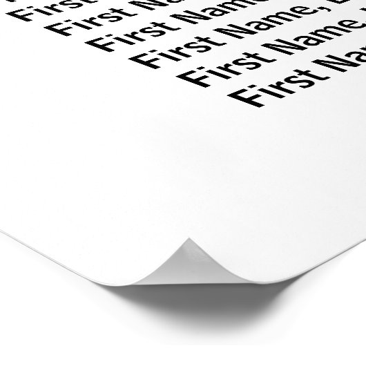 Groot Rood Floral Crest 12-Tabel Zitkuur Poster (Hoek)