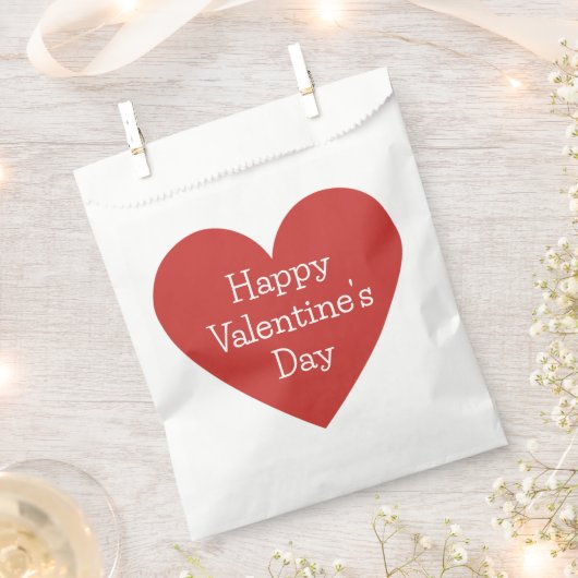 Groot rood hart aangepaste bericht bedankzakje (Geknipt)