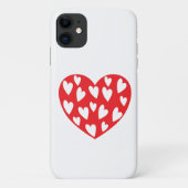 Groot rood hart met weinig hart Case-Mate iPhone case (Achterkant)