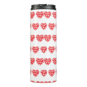 Groot rood hart met weinig hart thermosbeker (Achterkant)