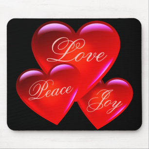 Groot rood liefdeshart/veel liefde/liefhebbende ha muismat