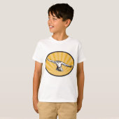 Groot Roofvalk Krachtige Roofvogel T-shirt (Voorkant volledig)