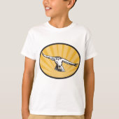Groot Roofvalk Krachtige Roofvogel T-shirt (Voorkant)