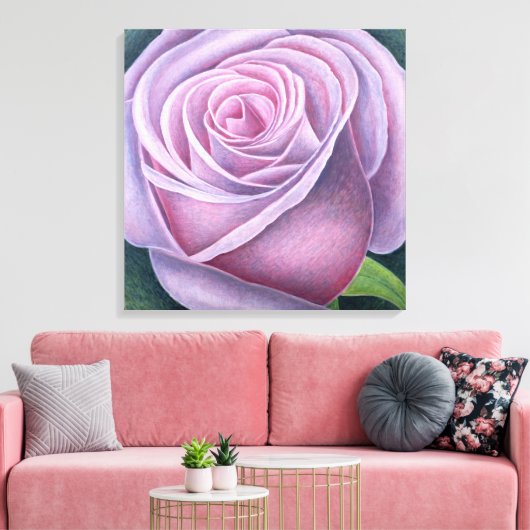 Groot Roos 2003 Canvas Afdruk (Insitu (Woonkamer))