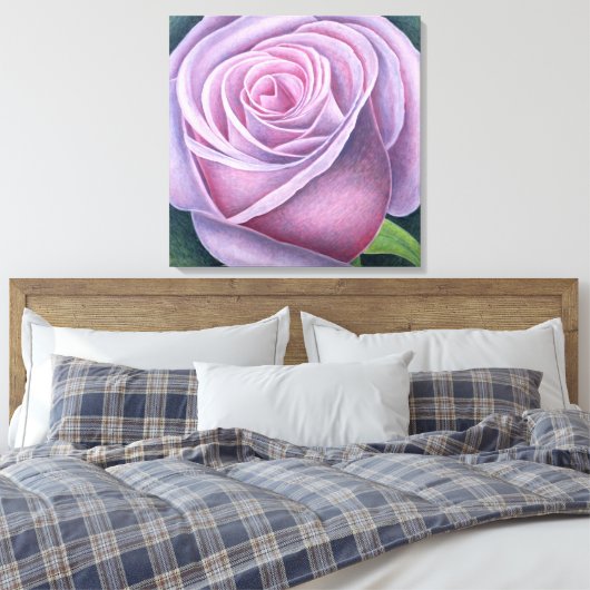 Groot Roos 2003 Canvas Afdruk (Insitu (Slaapkamer))