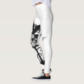 Groot Roos met ankerpunt Leggings (Links)