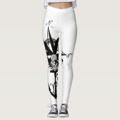 Groot Roos met ankerpunt Leggings (Voorkant)