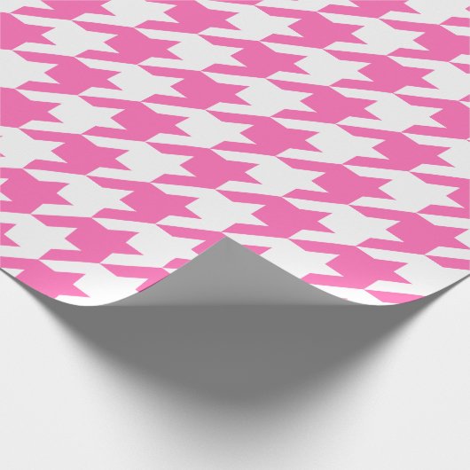 Groot roze en wit papier voor het oppakken van de  (Hoek)